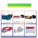 FixtureDisplays® Poly Strap,Polypropylene Strapping, Box Pallet Strapping Banding Unitization Reel 2300' Long,1/2' Wide (0.53